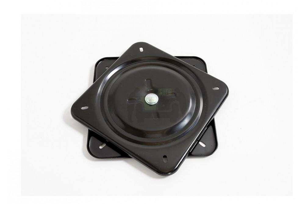 DR-042 Rotating Square Plate -24X24 360 Degree Color - Black - Galvanized
